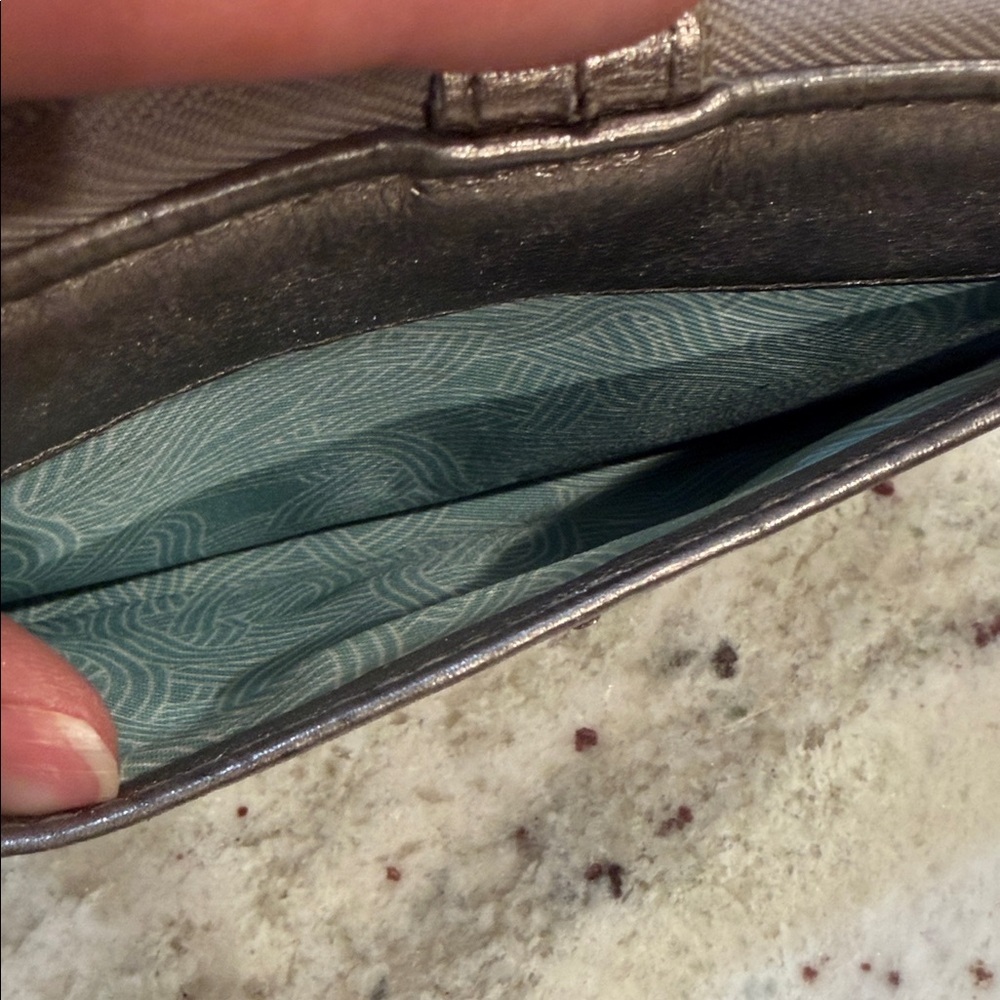 The Sak Metallic Silver Wristlet- NWOT - Picture 6 of 12